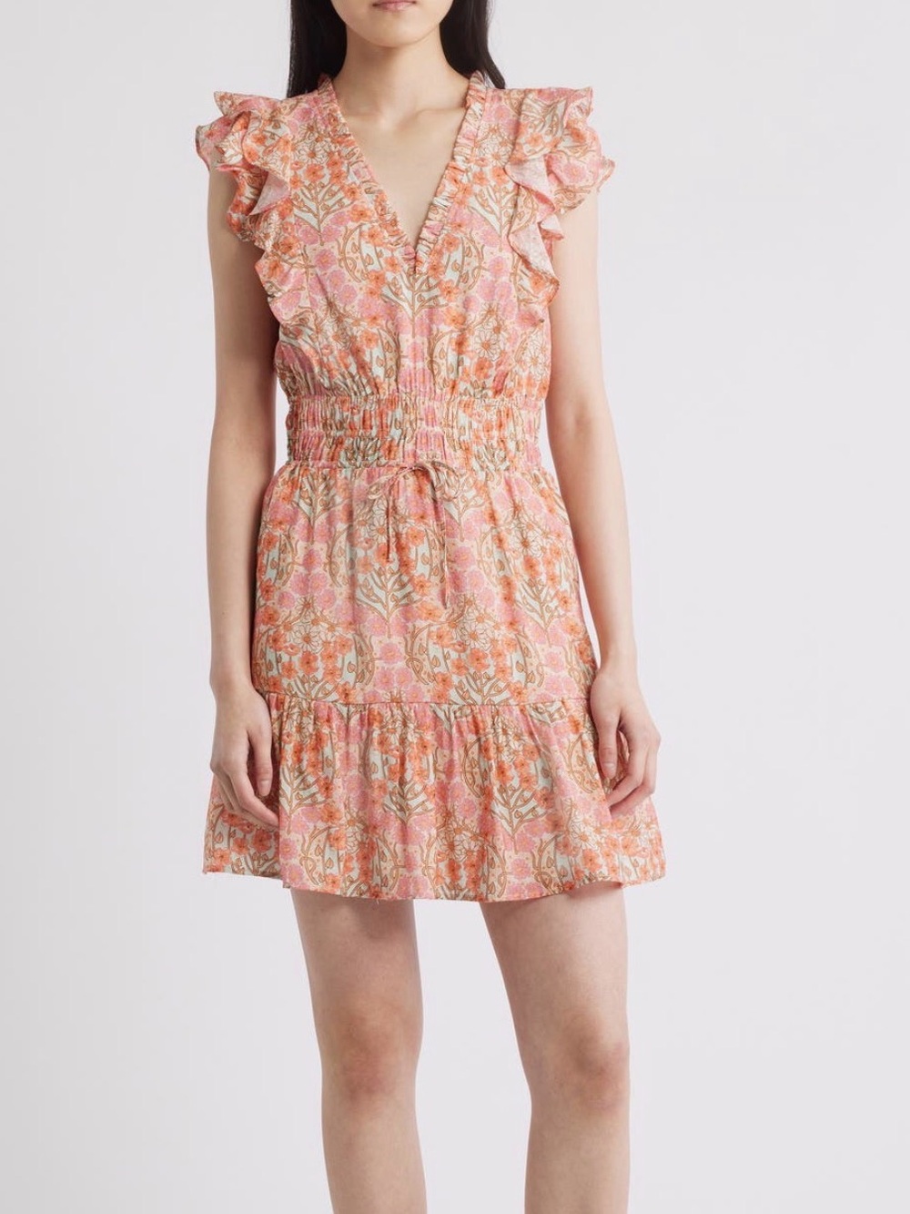 Paige Muriel floral mini dress